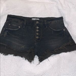 Free People shorts Black Jeans size 24